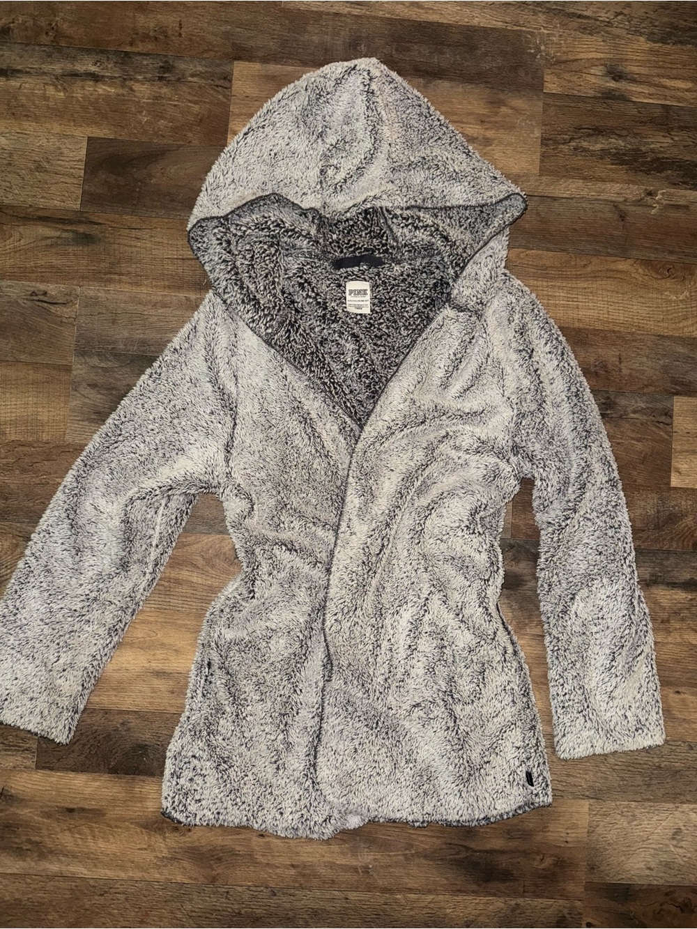 PINK Victoria's Secret Gray Teddy Jacket